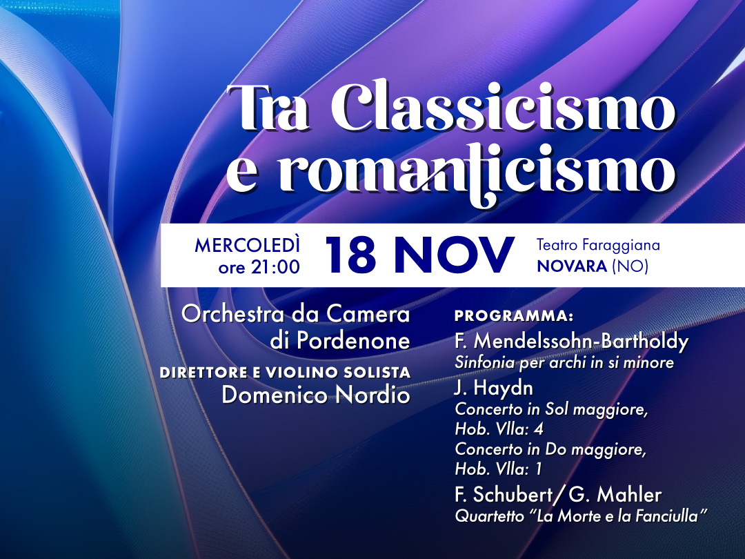 Tra Classicismo e romanticismo