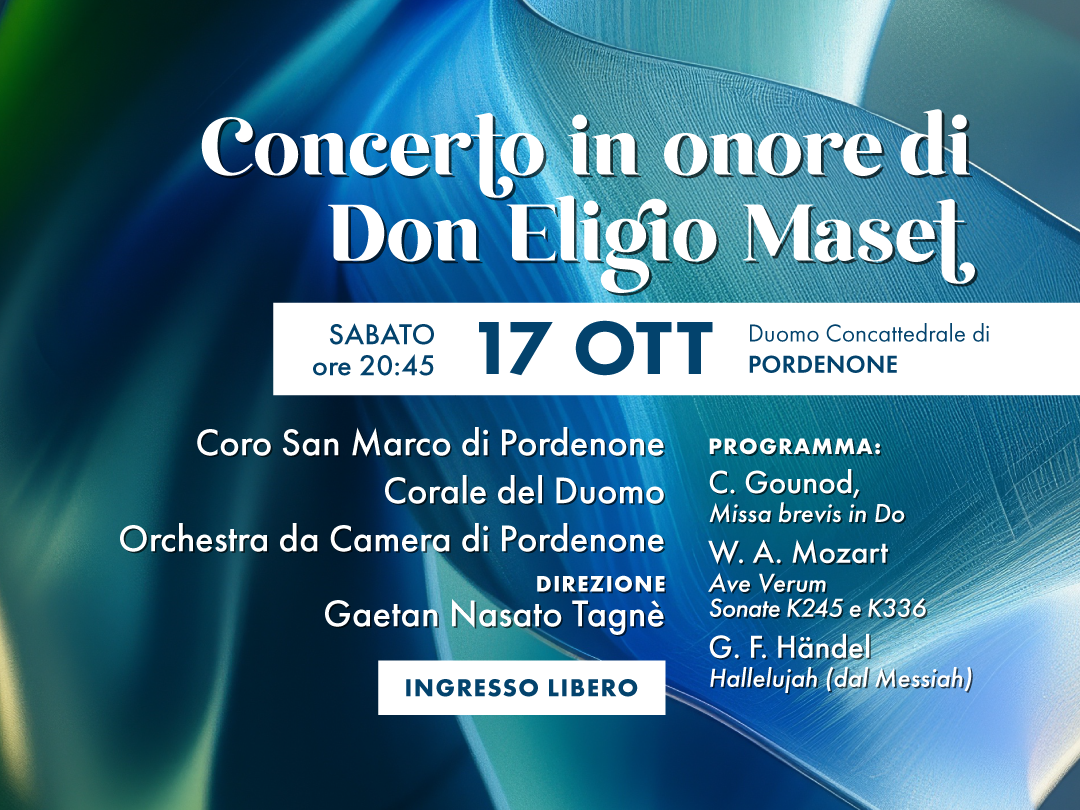 Concerto in onore di Don Eligio Maset